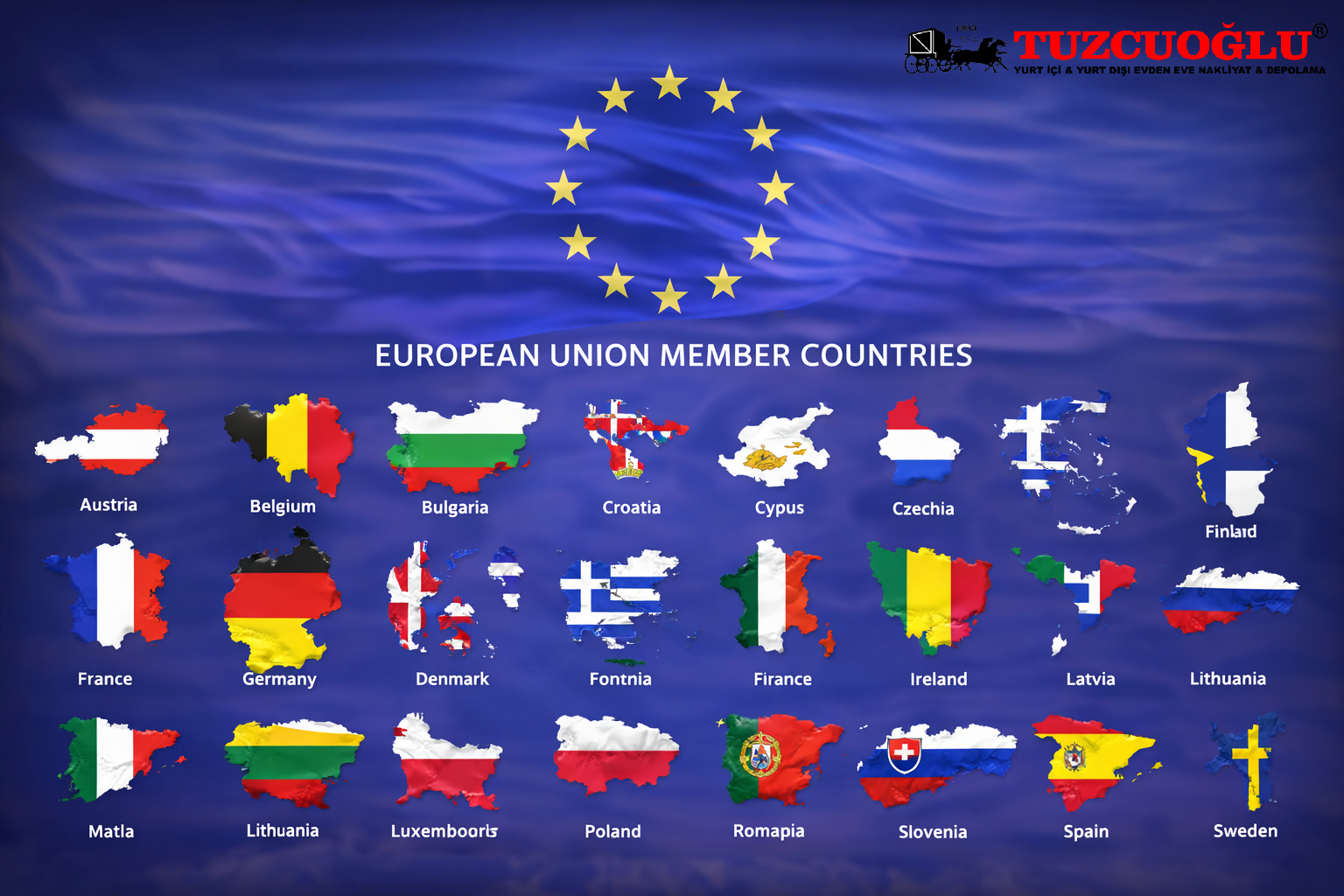 Avrupa Birliği Ülkelerine Evden Eve Nakliyat